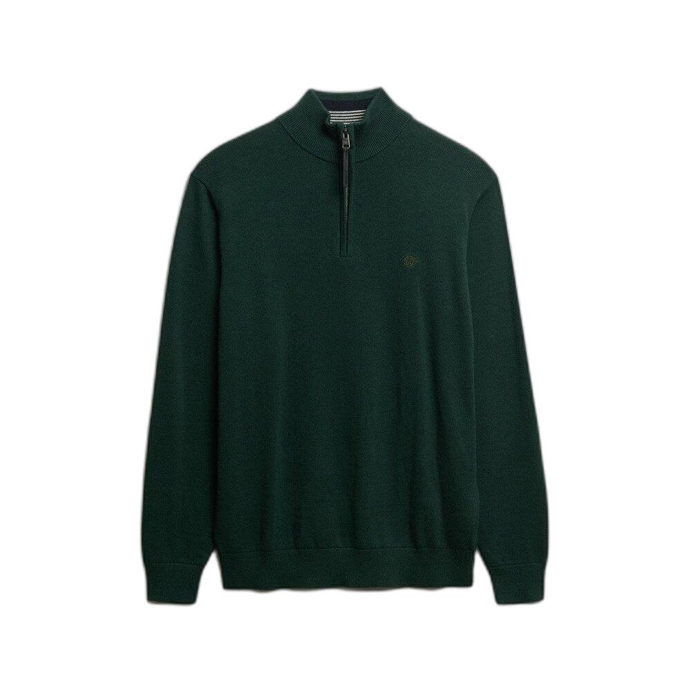 5063068811778 - Pullover aus Baumwolle mit Stehkragen Essentials