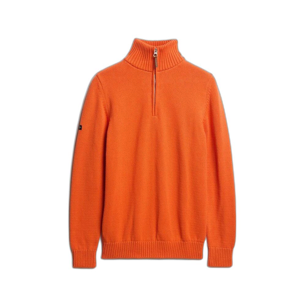 5063068867133 - Pull aus Baumwolle mit Stehkragen Superdry