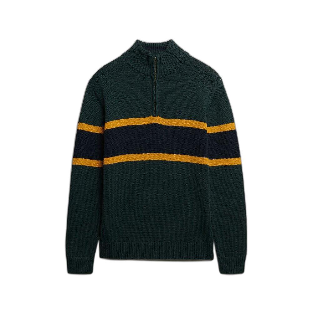 5063634012783 - Gestreifter Baumwoll-Pullover für Lastwagenfahrer Superdry