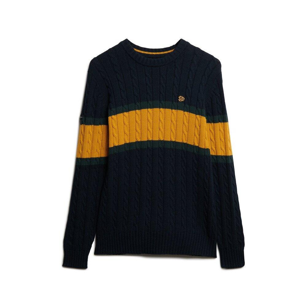 5063634013094 - Gestreifter Pullover aus gedrehtem Baumwollstrick Superdry