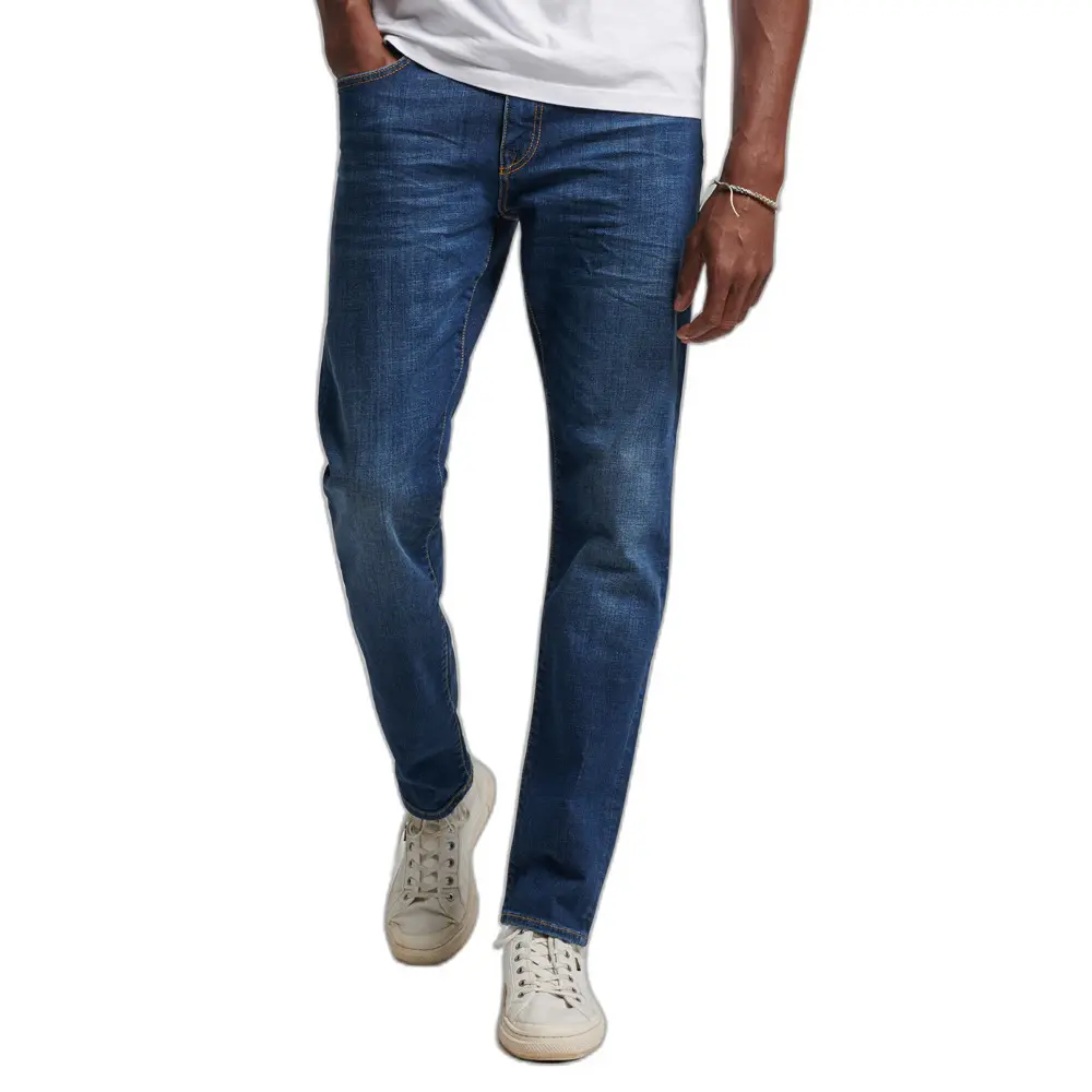 5059726088149 - Mens Schmale Jeans aus Bio-Baumwolle Blau - Größe 29 32