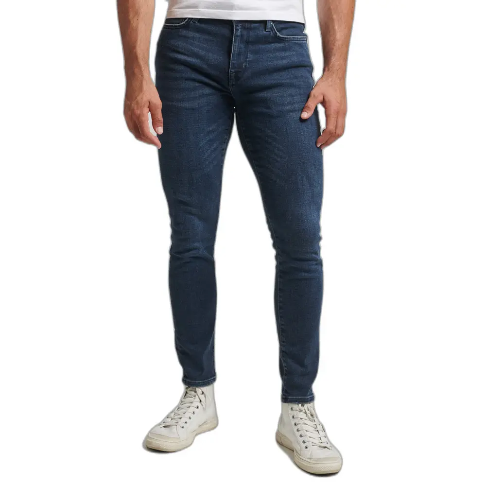 5059726089269 - Mens Röhrenjeans aus Bio-Baumwolle Dunkelblau - Größe 32 32