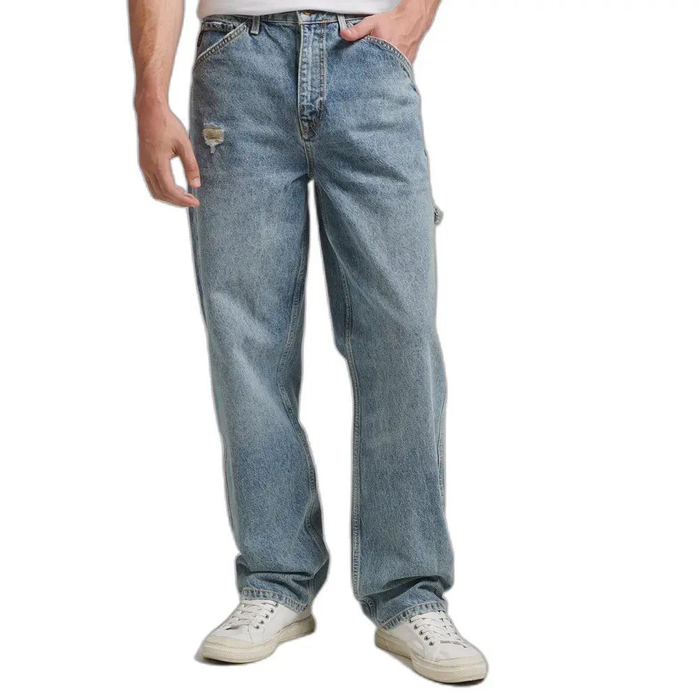 5059726157005 - Mens Carpenter Jeans aus Bio-Baumwolle Hellblau - Größe 36 34