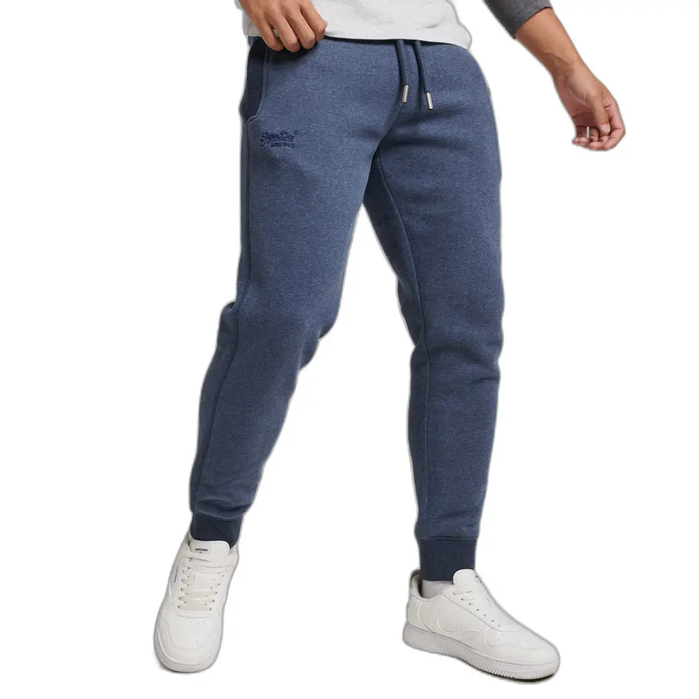 5059726220556 - Mens Vintage Logo Jogginghose aus Bio-Baumwolle mit Stickerei Marineblau - Größe S