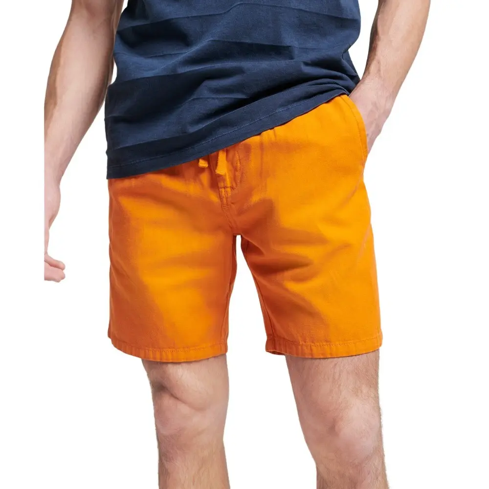 5059726487638 - Herren Vintage Shorts überfärbt Orange - Größe S