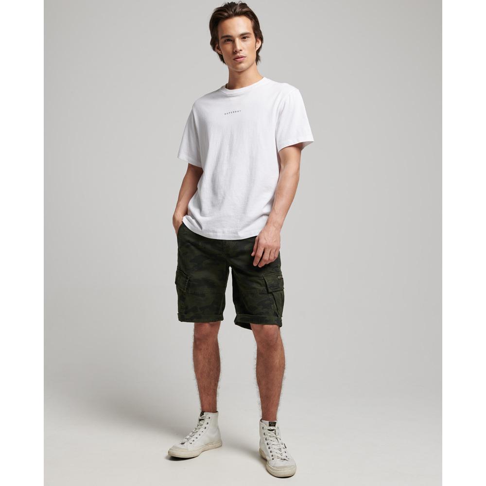 5057847633477 - Mens Vintage Core Cargoshorts aus Bio-Baumwolle Grün - Größe 28
