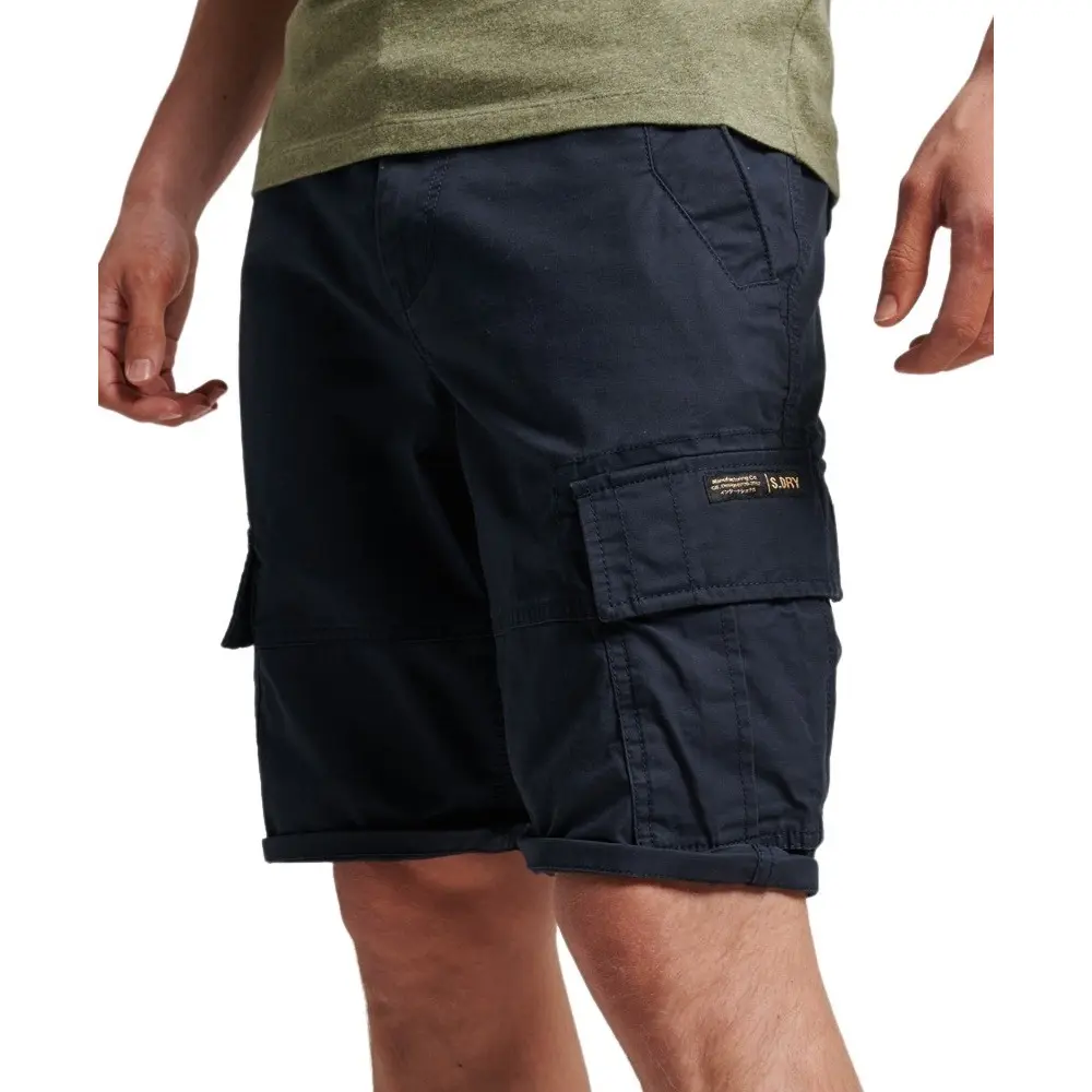 5059726487737 - Herren Core Cargoshorts aus Bio-Baumwolle Marineblau - Größe 28