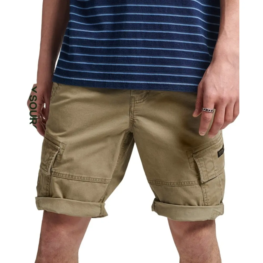 5057847633941 - Mens Core Cargoshorts aus Bio-Baumwolle Beige - Größe 30