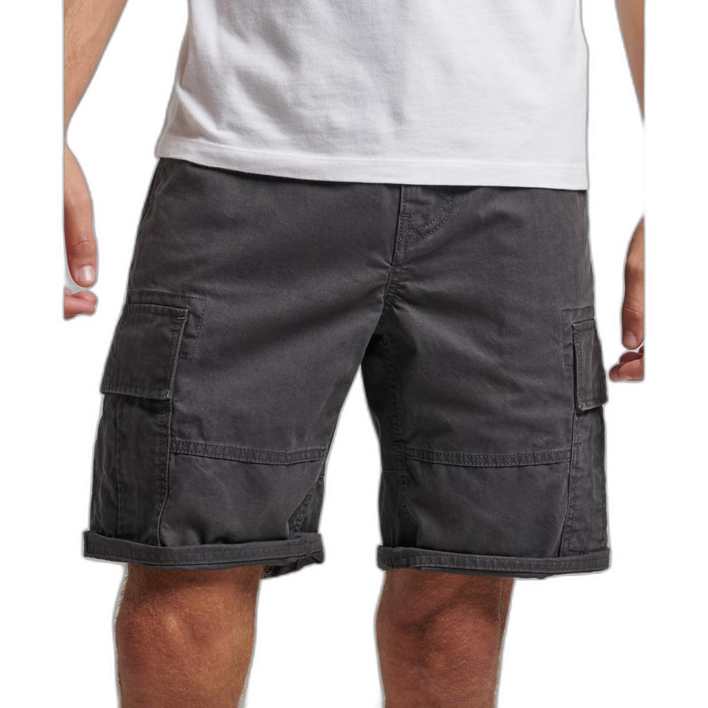 5059726684204 - Mens Heavy Cargo-Shorts aus Bio-Baumwolle Dunkelgrau - Größe 30