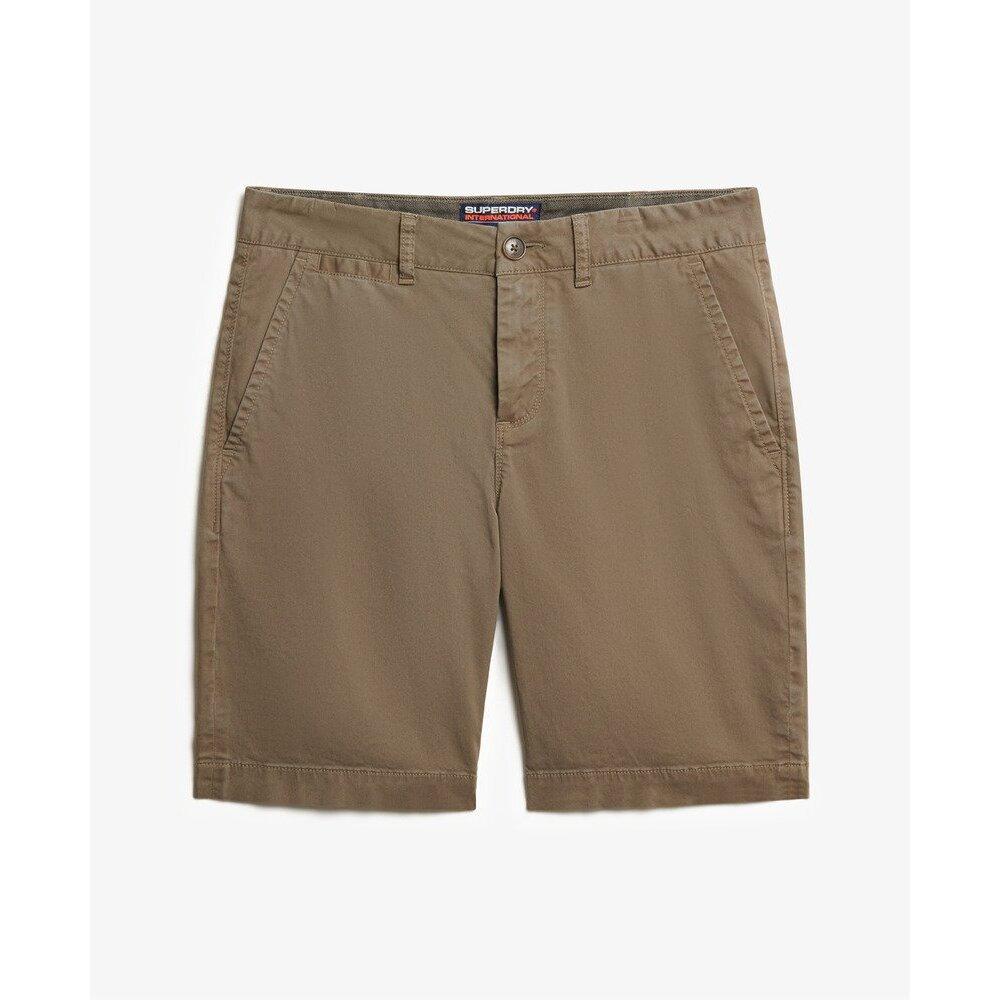 5059726951160 - Herren Braun Chinoshorts im Vintage-Style Größe 30 - Größe 30