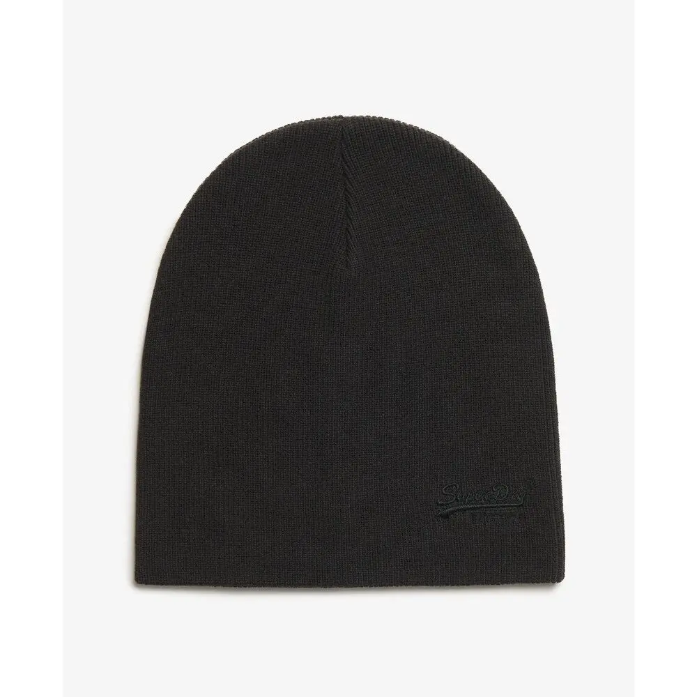 5063068345396 - Beanie mit breitem Umschlag und Logo-Stitching