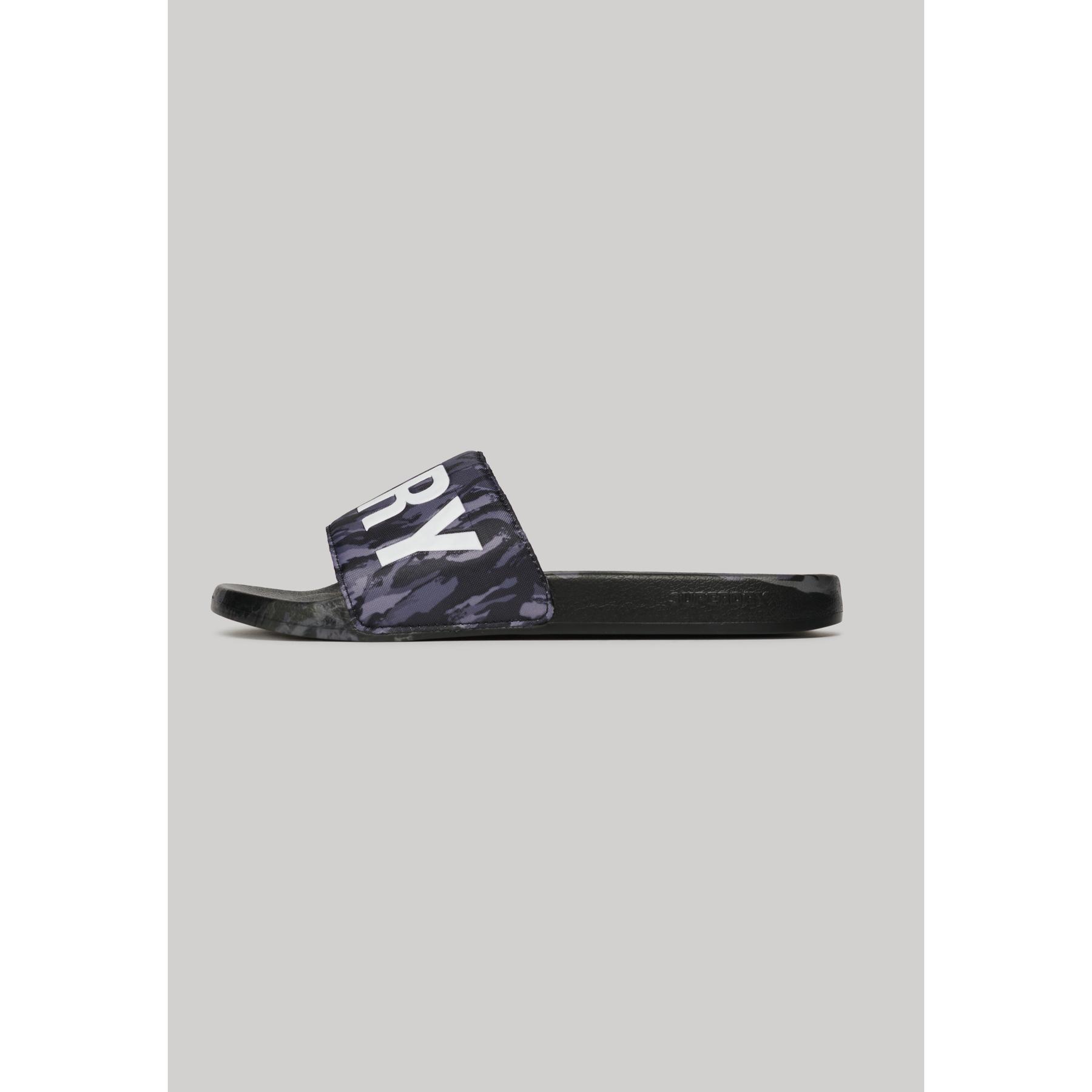 5063068149161 - Pool-Slides mit Camouflage-Muster Superdry