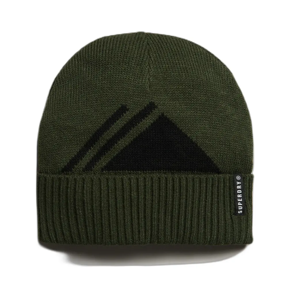 5057847935120 - Mens Sport Beaniemütze mit Schneemanschette Schwarz - Größe 1Größe