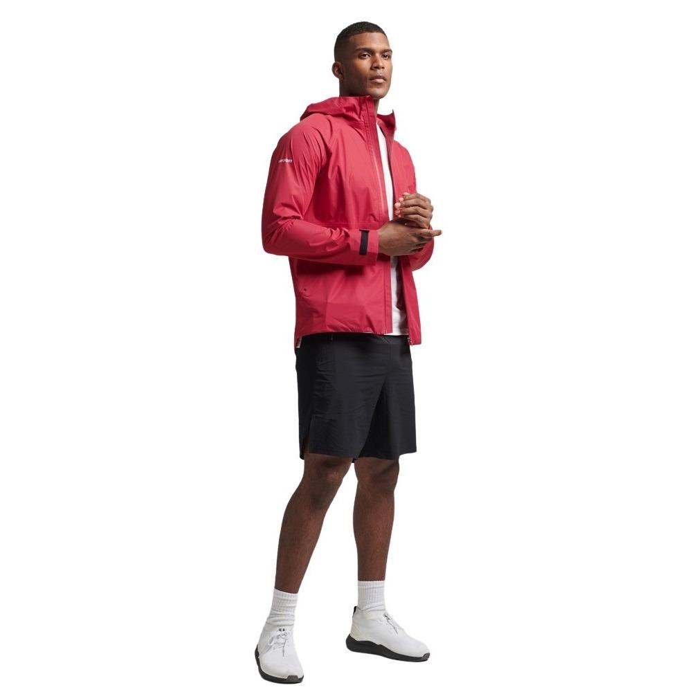 5057847935663 - Herren Sport Wasserdichte Jacke Rot - Größe Xxl