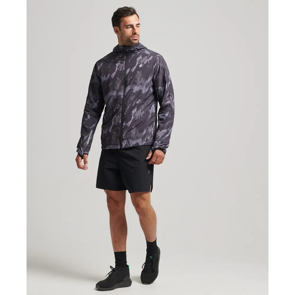 5057847939494 - Mens Sport Run Jacke Marineblau - Größe L