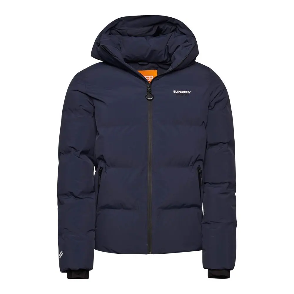 5059726835453 - Herren Kastige Steppjacke mit Kapuze Marineblau - Größe XL