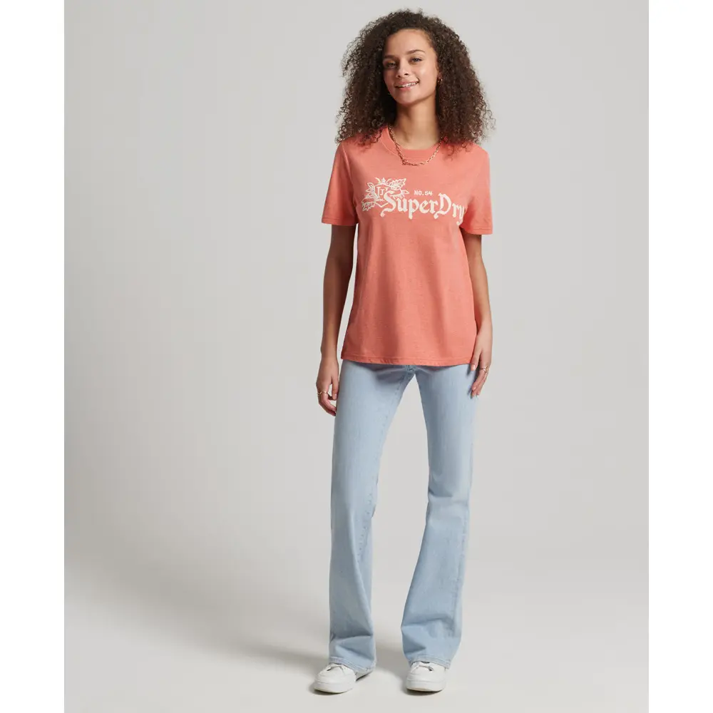 5057847640963 - Damen Vintage „Pride In Craft T-Shirt Koralle - Größe 34 5057847640963 - Damen Vintage „Pride In Craft T-Shirt Koralle - Größe 34