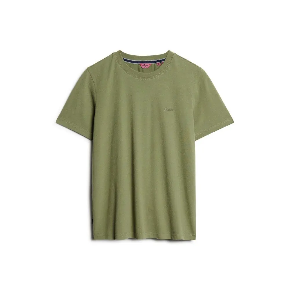 T-shirt da donna in cotone bio ricamato Superdry Vintage Logo
