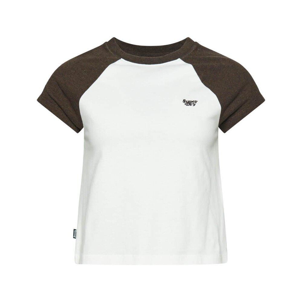 5059726900038 - Damen Essential Raglan-T-Shirt aus Bio-Baumwolle mit Logo - Größe 40