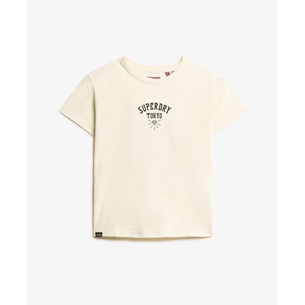 5063068346096 - T-Shirt mit Strass und Tattoo-Effekt für Damen Superdry