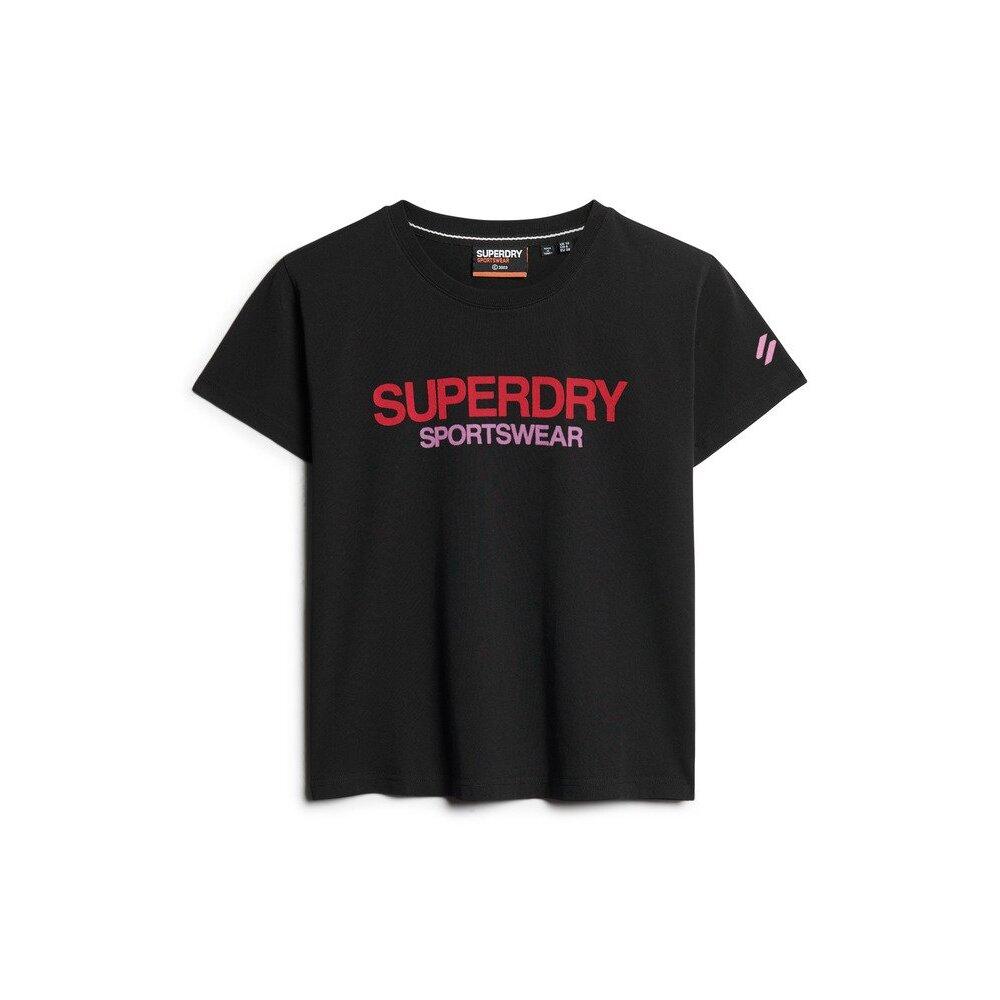 5063068098698 - Damen T-Shirt mit Logo in taillierter Form Superdry