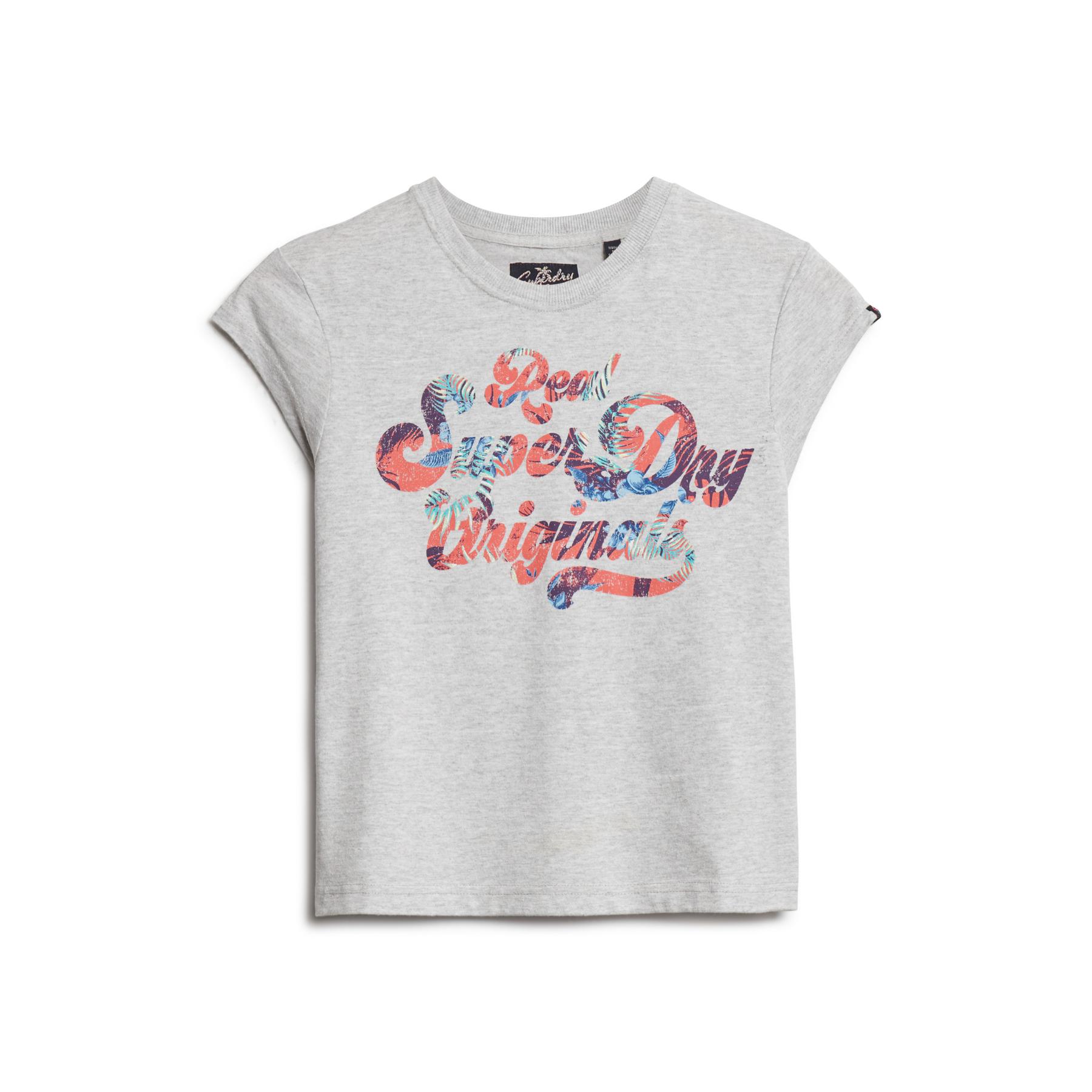 5063068101688 - T-Shirt mit Ärmeln und Blumenaufdruck Frau Superdry