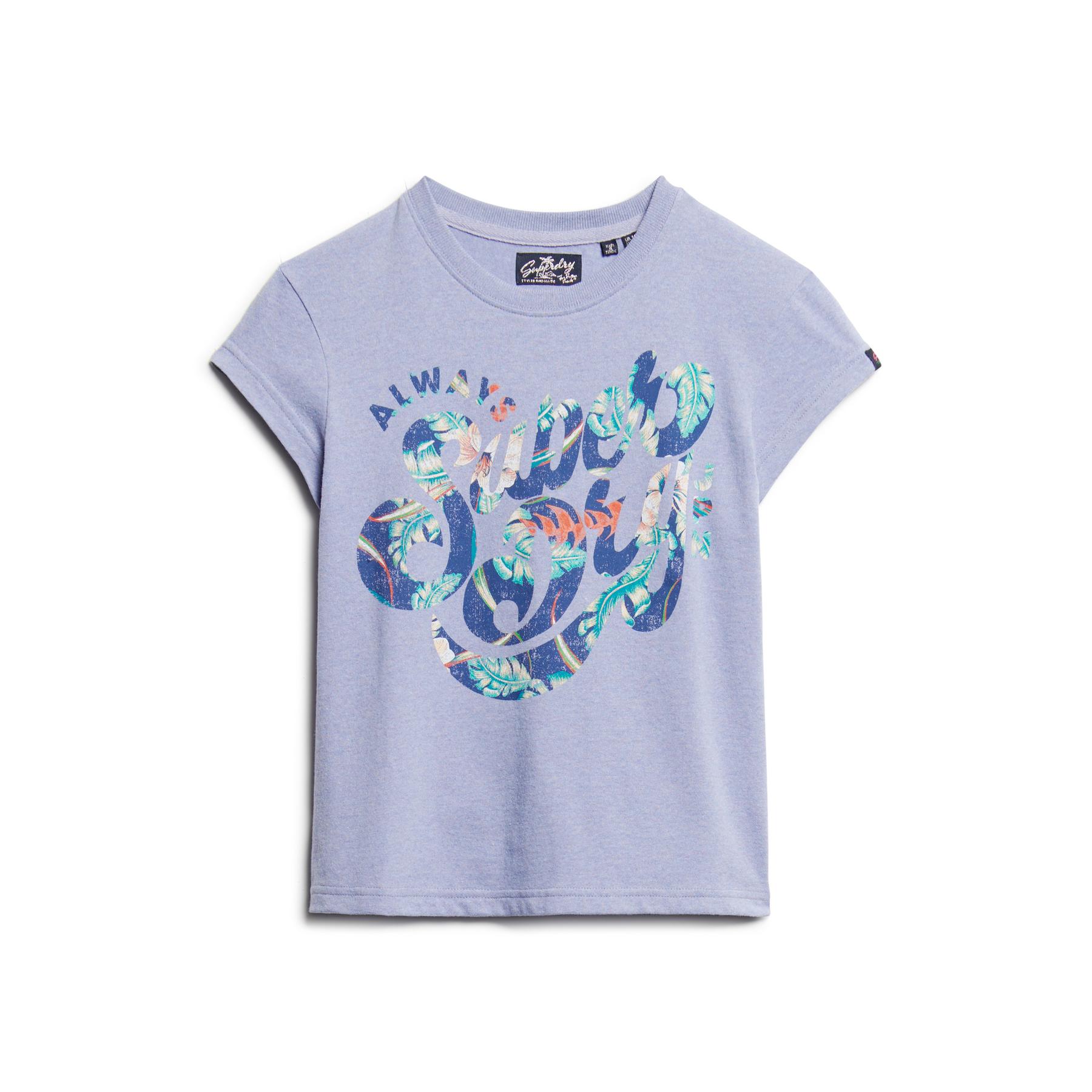 5063068101824 - T-Shirt mit Ärmeln und Blumenaufdruck Frau Superdry
