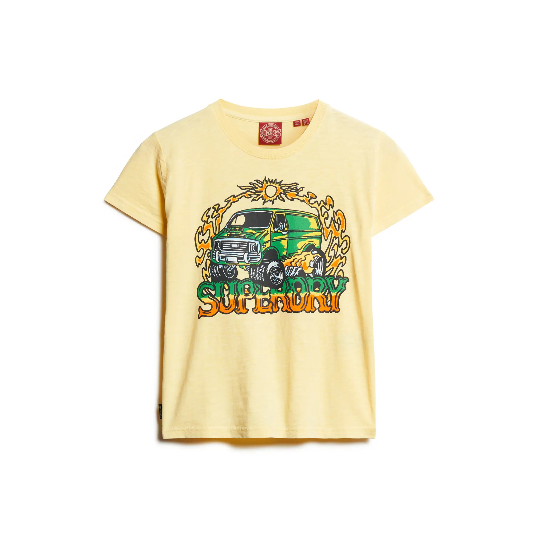 5063068102708 - Eng anliegendes T-Shirt mit Neonmotiv Damen Motor 5063068102708 - Eng anliegendes T-Shirt mit Neonmotiv Damen Motor