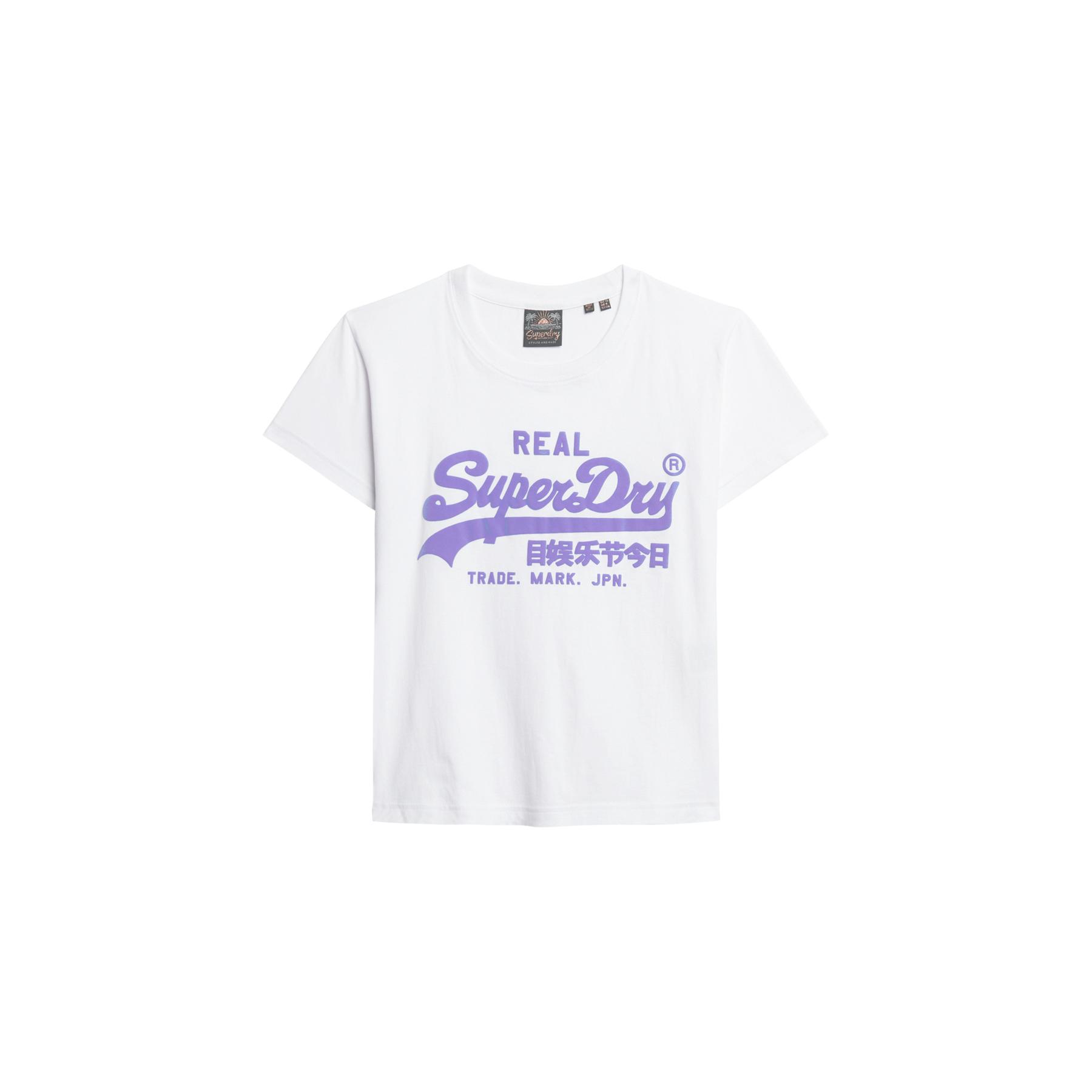 5063068103071 - Eng anliegendes T-Shirt mit Neonmotiv Damen Superdry