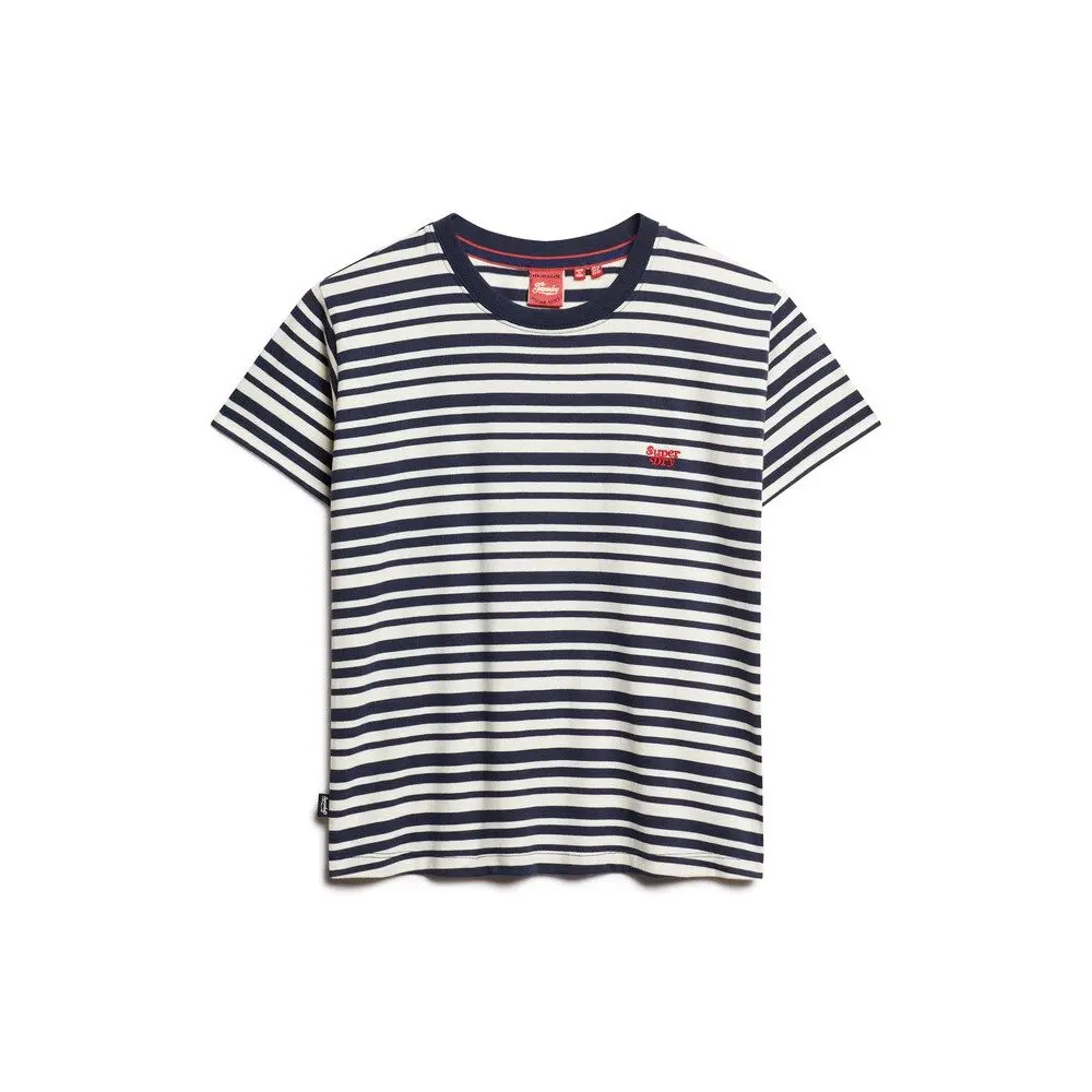 5063068105884 - Gestreiftes Damen-T-Shirt Essential Logo