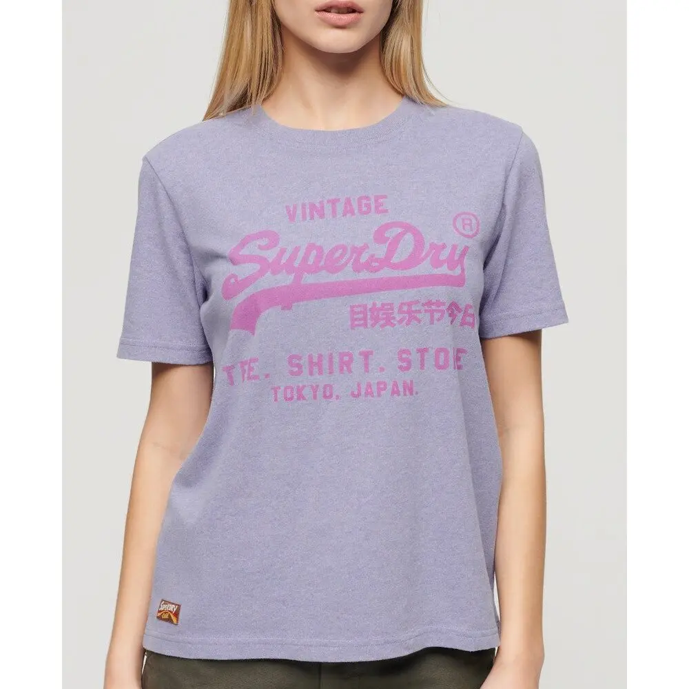 5063068106232 - Lässiges T-Shirt Damen Vintage Logo Heritage