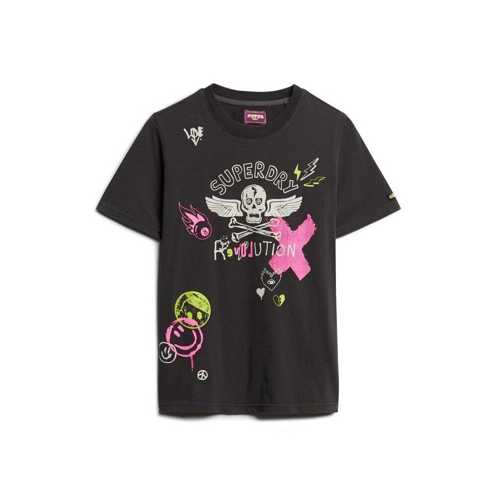 5063068347222 - Lässiges T-Shirt Damen Lo-Fi Punk Poster