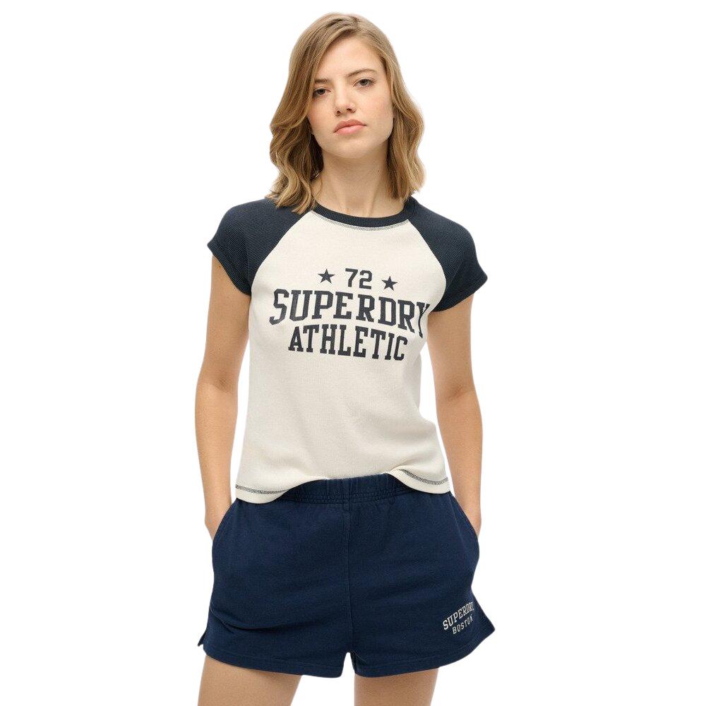 5063068603984 - Damen Raglan-Top mit kurzen Ärmeln Athletic Essentials