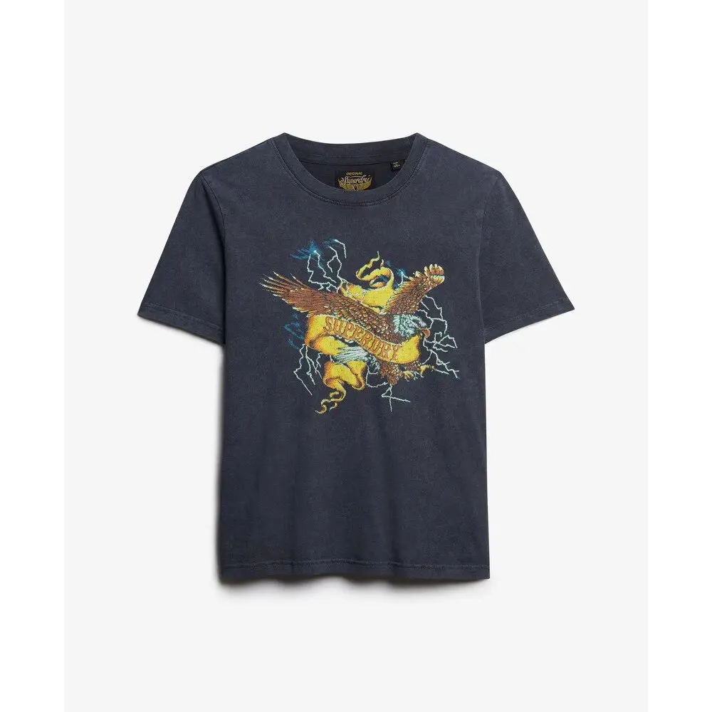 5063068607616 - Lässiges Damen T-Shirt mit Muster Biker Rock