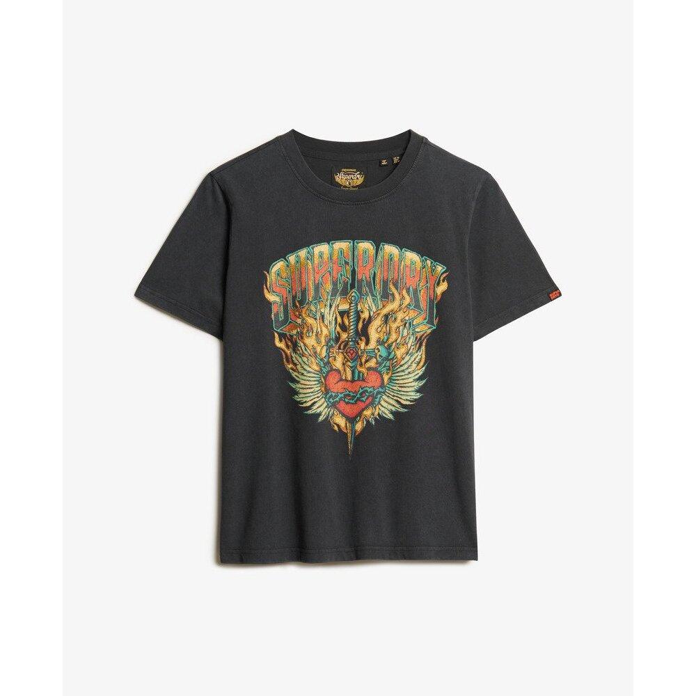 5063068607692 - Lässiges T-Shirt Damen Biker Rock 5063068607692 - Lässiges T-Shirt Damen Biker Rock