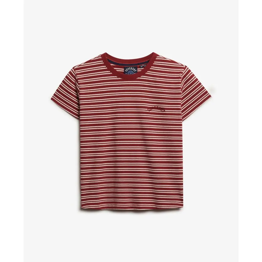 T-shirt da donna a righe  Essential Logo