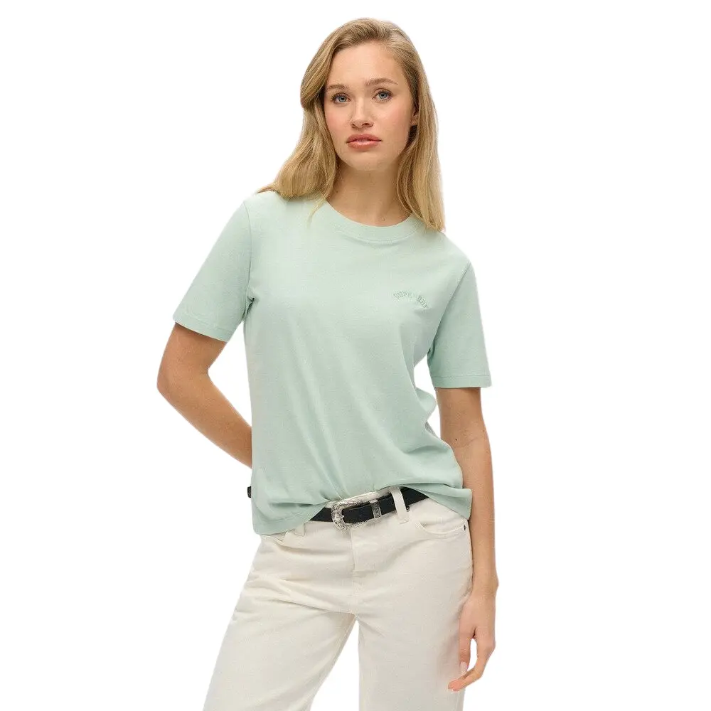 T-shirt con logo ricamato donna Superdry Essential