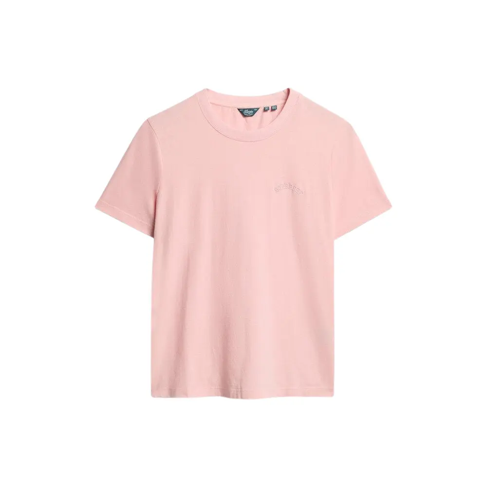T-shirt con logo ricamato donna Superdry Essential