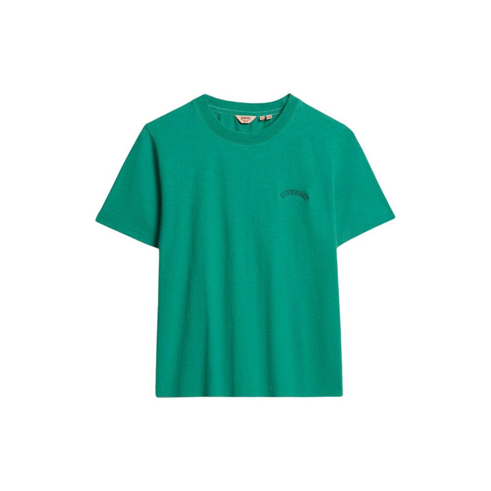 5063068551513 - Damen T-Shirt mit Logo in Vintage-Optik Essential