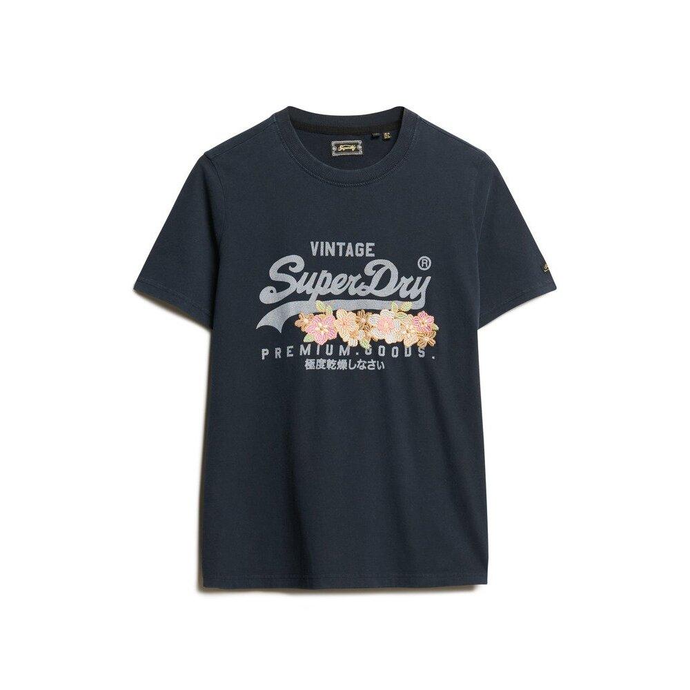 5063068470463 - T-Shirt Vintage Logo Premium Goods Floral