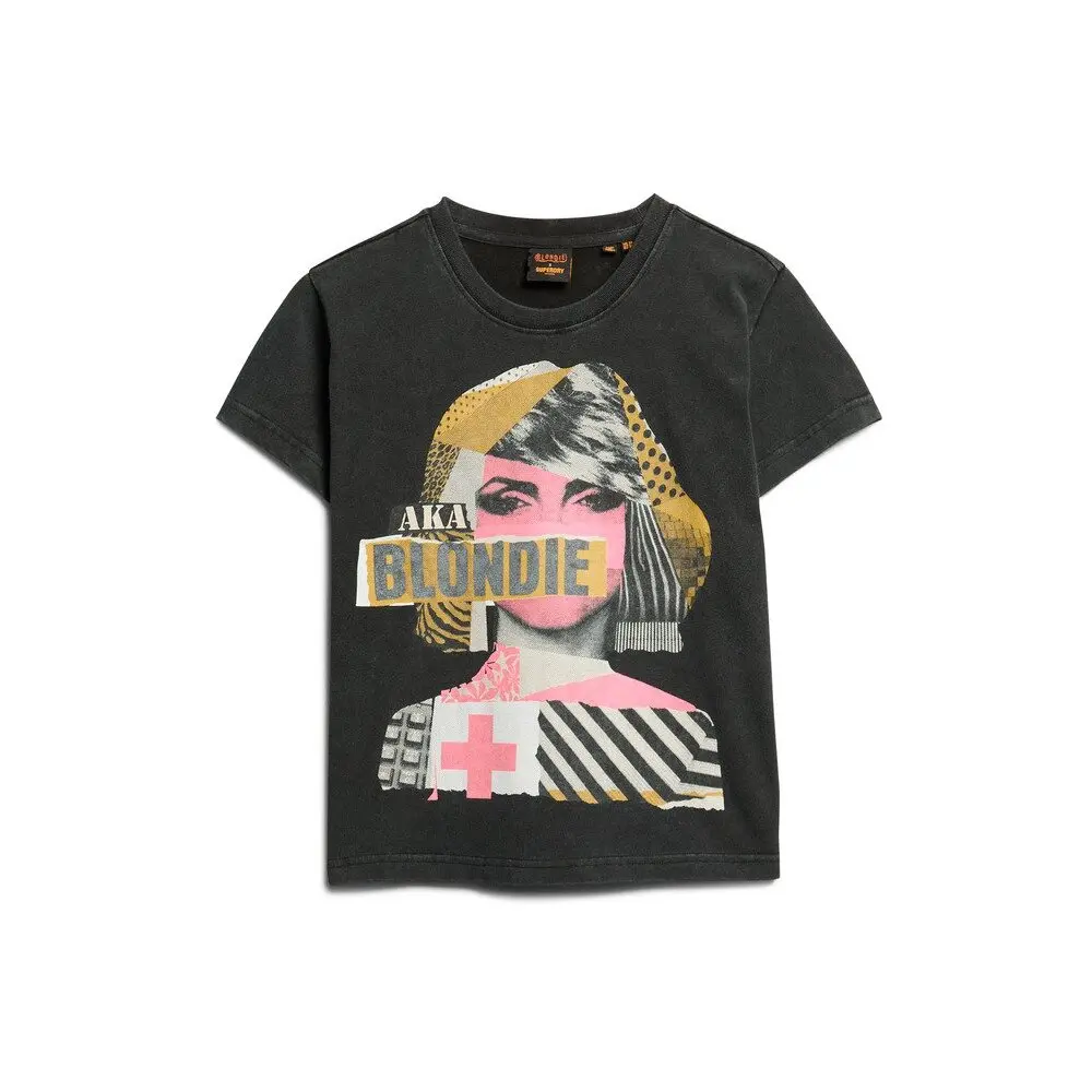 5063068531287 - Eng anliegendes T-Shirt Damen Blondie x Superdry