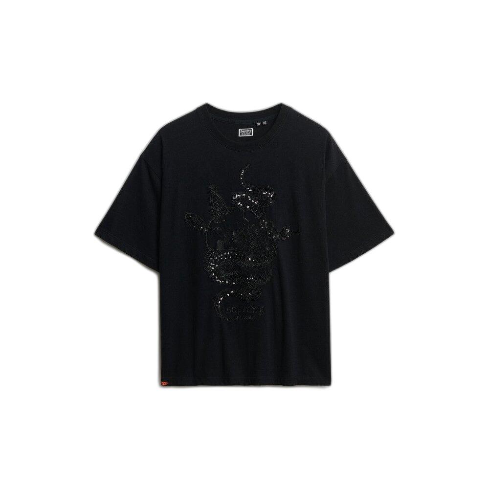 5063068820794 - Oversize T-Shirt mit Tattoo-Effekt für Damen Superdry