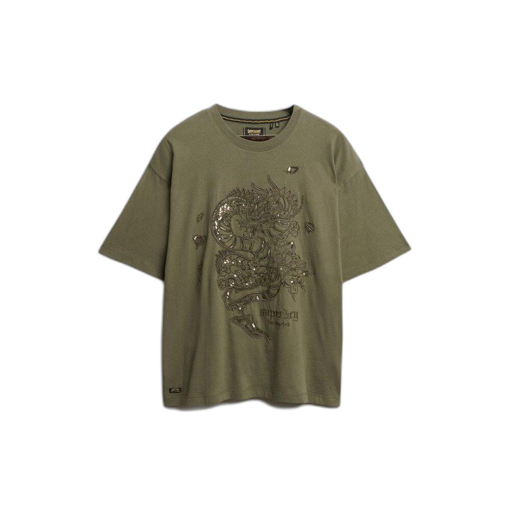 5063068820848 - Oversize T-Shirt mit Tattoo-Effekt für Damen Superdry