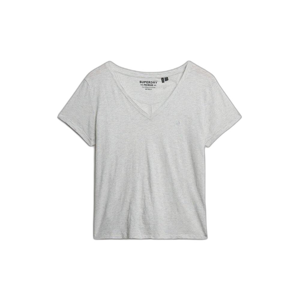 T-shirt da donna con scollo a V  Slub Emb de Studios