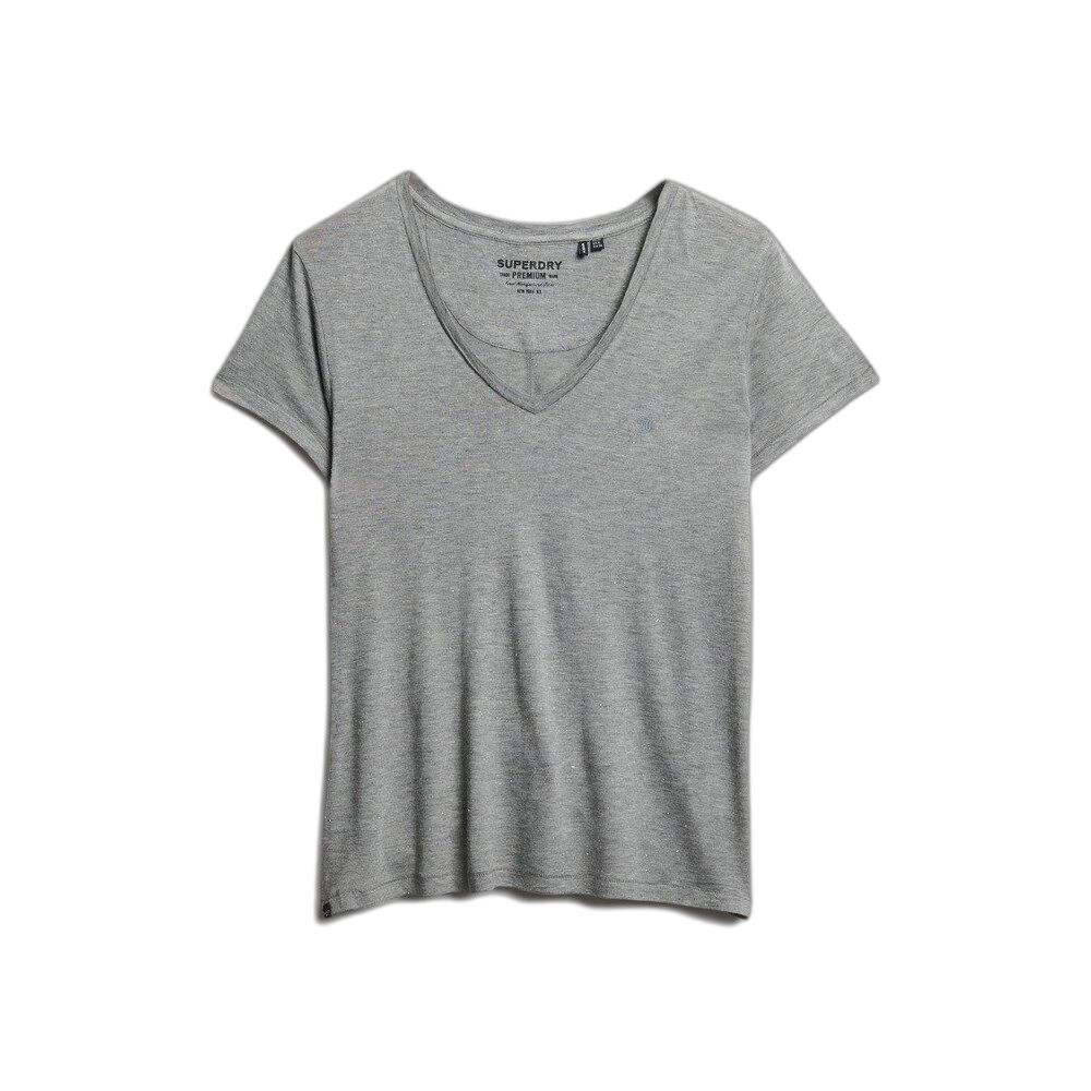 5063068735586 - Gebruschter bestickter Damen-T-Shirt Studios