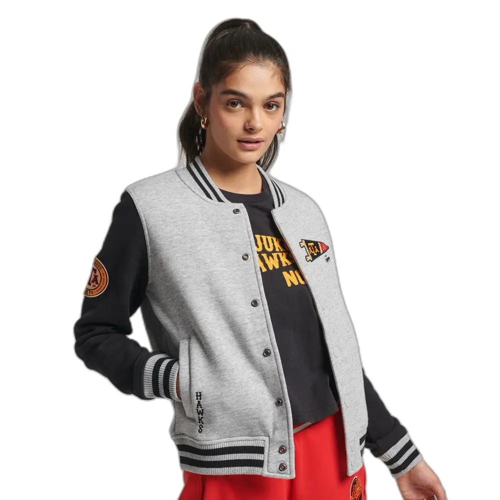 Damenjacke Superdry Vintage Collegiate Baseball