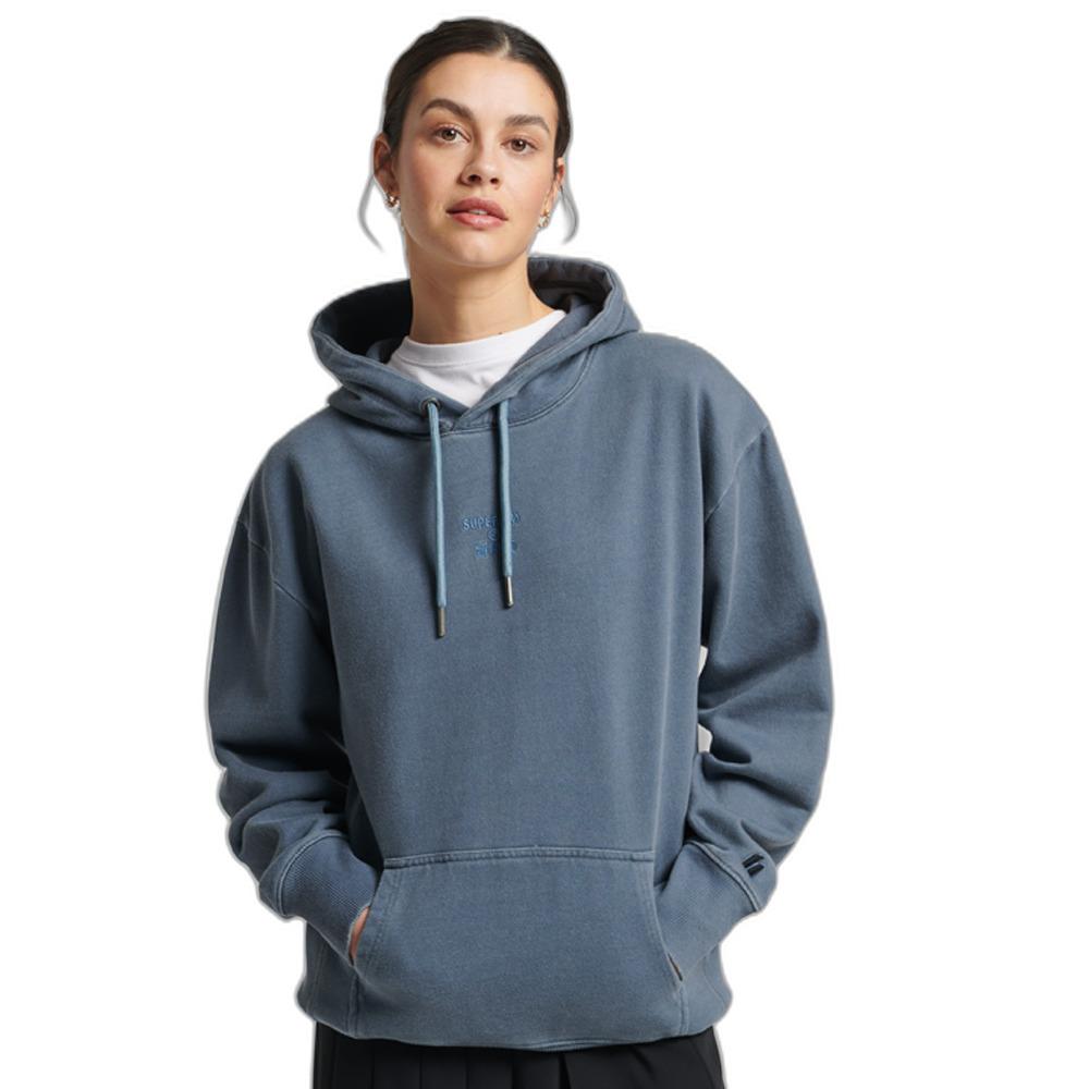 5057847658081 - Oversize-Kapuzenpullover für Frauen Code Logo Garment Dye