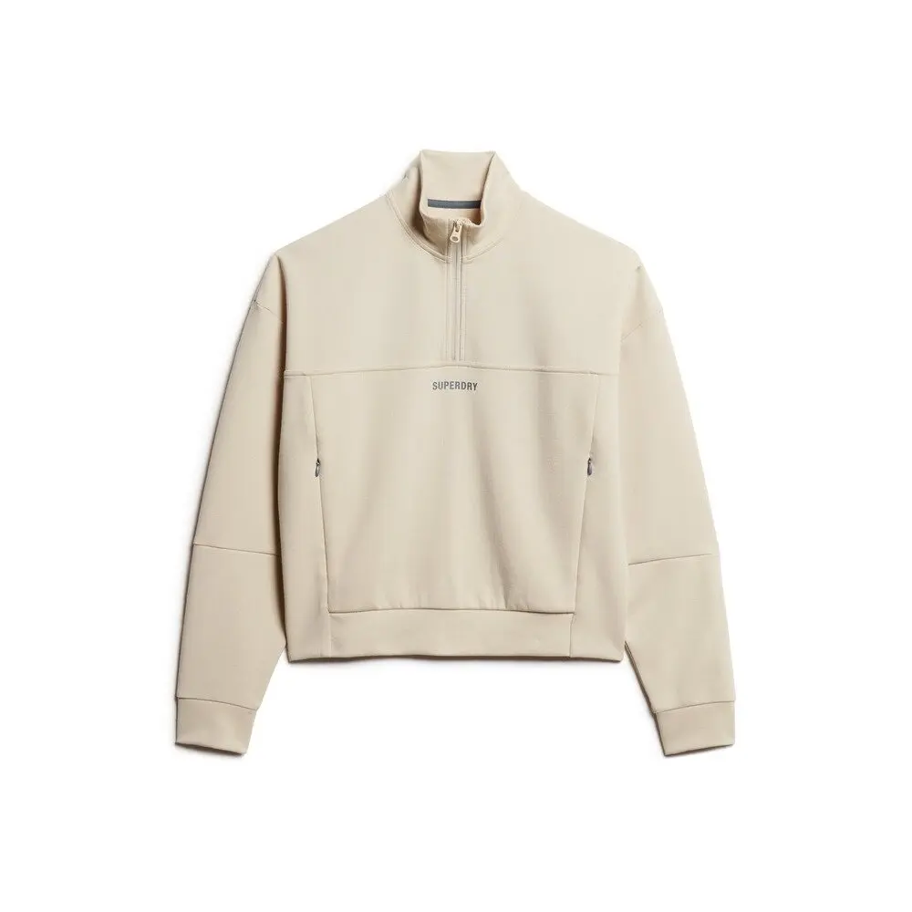 5063068107468 - Damen Sweatshirt mit Reißverschlusskragen Sport Tech