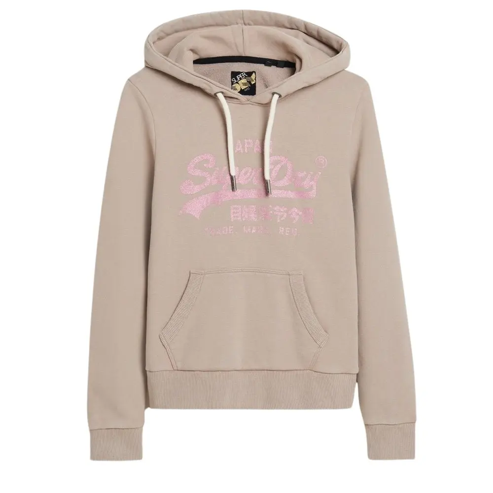 5063068109264 - Metallic Hoodie für Frauen Vintage Logo