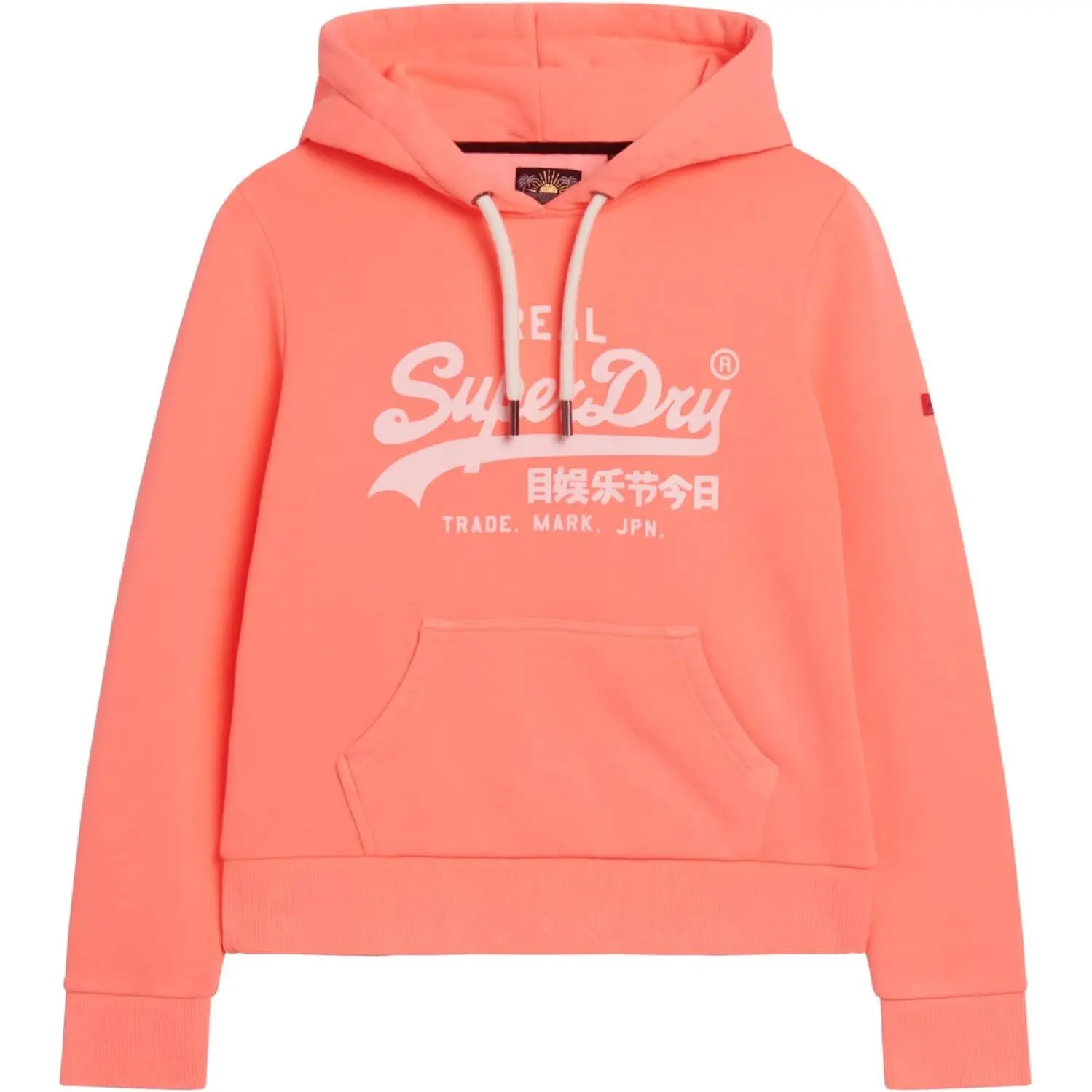 5063068109608 - Fluoreszierender Kapuzenpullover für Frauen Superdry